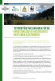 10 prioritäre Maßnahmen für die Umsetzung der EU-Naturschutzrichtlinien in Österreich